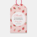 Search for strawberry gift tags 1st birthday