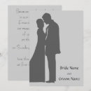 Search for bride and groom silhouette wedding invitations Marriage