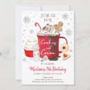 Search for cookies cocoa hot chocolate invitations Winter wonderland
