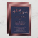 Search for ombre wedding invitations Rose gold