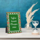 Search for funny christmas plaques Red and green