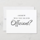 Search for will you be our officiant proposal Elegant