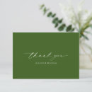 Search for olive green thank you cards Simple