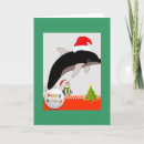Search for dolphin christmas cards Santa