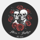 Search for halloween name tag stickers Skull