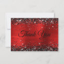 Search for red and black thank you cards Girly