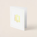 Search for gold foil note cards Classic