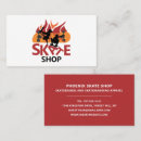 Search for skateboarding business cards Skate shop