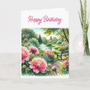 Search for peony birthday cards Flower