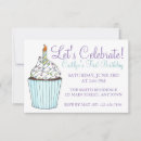 Search for cupcake 1st birthday invitations Sprinkles