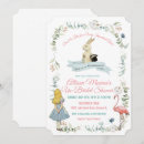 Search for vintage alice in wonderland invitations Tea party