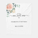 Search for mr and mrs blankets Bride groom