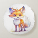 Search for fox pillows Watercolor