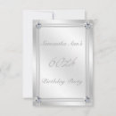 Search for diamond 60th birthday invitations Metallic