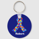 Search for autism keychains Awareness