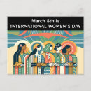 Search for international postcards International women's day