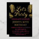 Search for neon 40th birthday invitations Forty