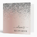Search for rose gold binders Glitter