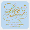 Search for love is sweet wedding stickers Elegant