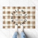 Search for farmhouse front doormats Fall