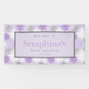 Search for purple and silver banners Party