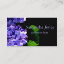 Search for hydrangea business cards Elegant