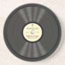 Search for novelty coasters Vinyl record