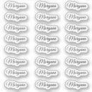 Search for clear vinyl stickers Cute whimsical calligraphy script