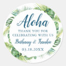Search for beach thank you stickers Botanical