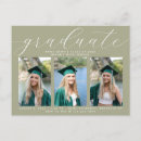 Search for green graduation invitations Typography