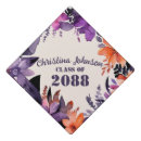 Search for floral graduation cap toppers Purple