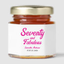 Search for pink 70th birthday favors Seventieth