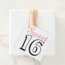 Search for sweet 16 favor tags Sixteen