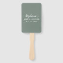 Search for bridal shower hand fans Minimal