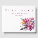 Search for floral wedding guest books Trendy
