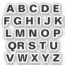 Search for alphabet s stickers Modern