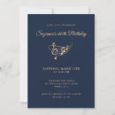 Search for blue and gold 60th birthday invitations Chic