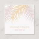 Search for palm leaf business cards Pink