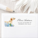 Search for labrador return address labels Watercolor
