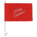 Search for christmas car flags Red
