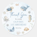 Search for onederful stickers 1st birthday thank you