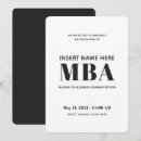 Search for mba graduation invitations announcements Simple