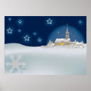 Search for winter scene posters Snowflakes
