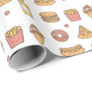 Search for fast food wrapping paper fries