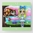 Search for cheshire cat clocks For her