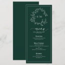 Search for emerald green menus Classic