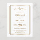Search for gold and white wedding invitations Foil