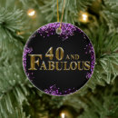 Search for 40th birthday ornaments Fabulous