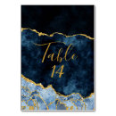Search for gold foil table cards Marble