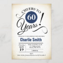 Search for vintage 60th birthday invitations Typography